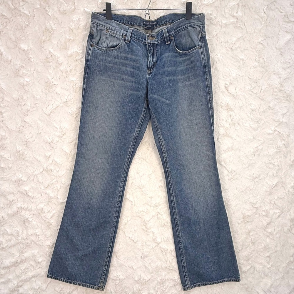 Ralph Lauren Jeans Mens Size 32x32 Bootcut Denim Blue Cotton Made in Colombia